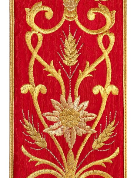 小物 star design rame long stole STOLE C-7336 Red
