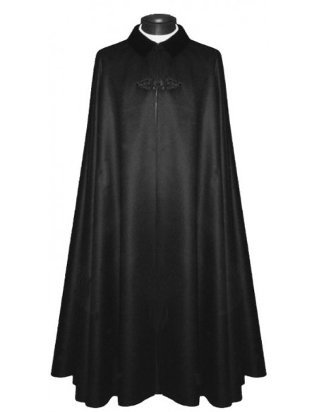 CLERICAL BLACK CLOAK