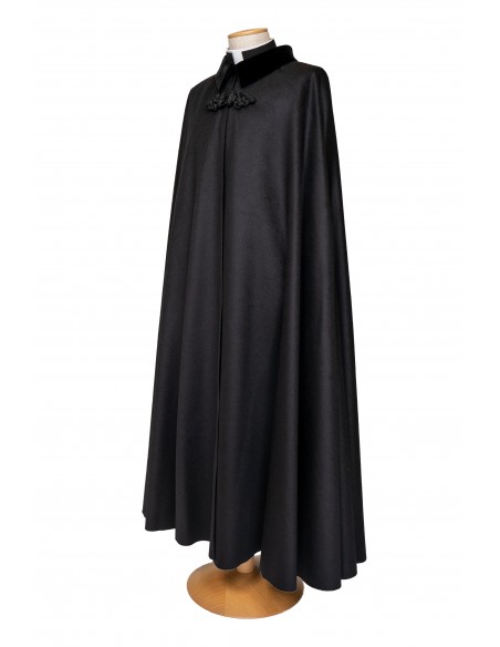 CLERICAL BLACK CLOAK